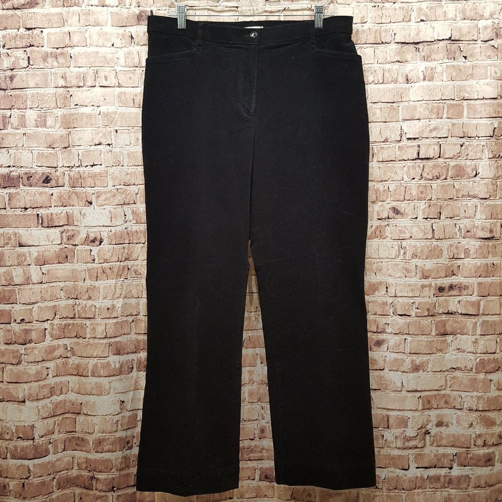 Orvis Pants Black Corduroy Style #84GY Size 12 EUC
